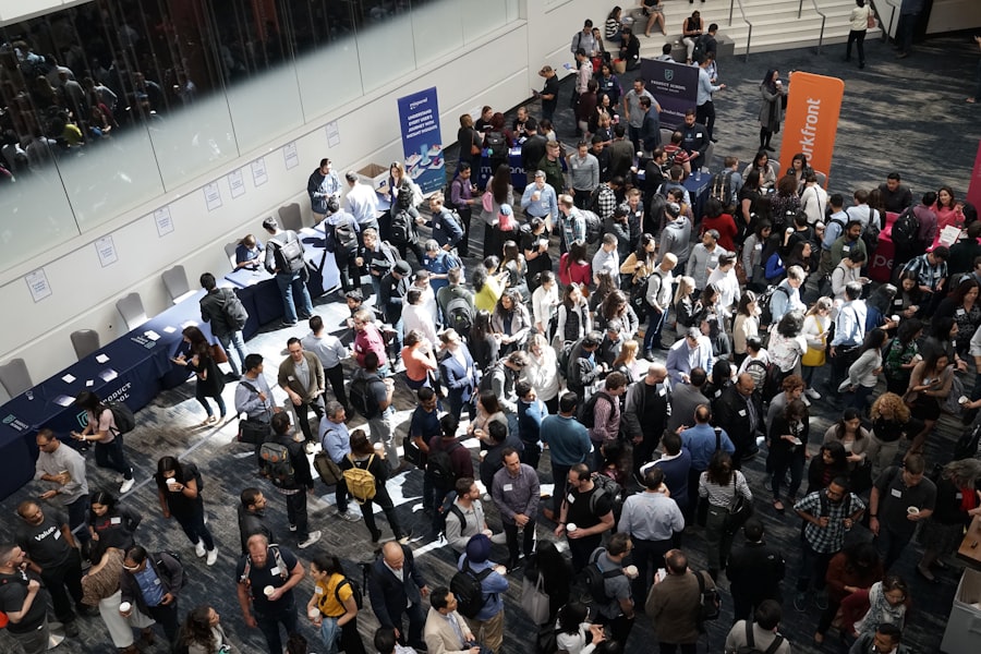 Large crowd at a live event
